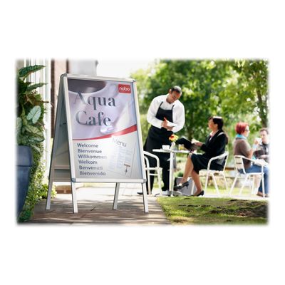 5028252194112-Nobo - Porte-affiche clippant - A2-Angle gauche-2