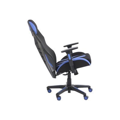 3701338800719-Fauteuil gamer POPER-M - accoudoirs réglables - noir et bleu-Gauche-6
