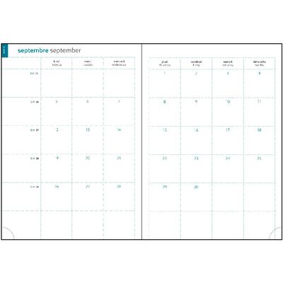 3660942074230-Agenda Cassiopée EasyTime 21 - 1 semaine sur 1 page + 1 page pour les notes - 15 x 21 cm - disponible dans différentes cou--5