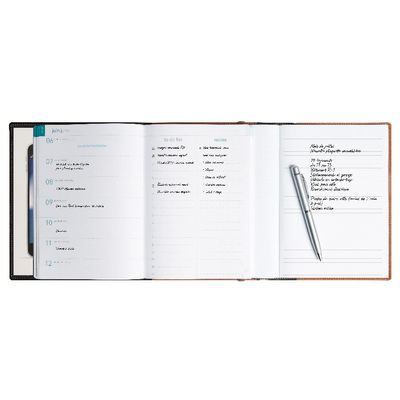 3660942078306-Agenda Mini Labo All in One - 1 semaine sur 2 pages - 15 x 21 cm - bleu - Exacompta--3