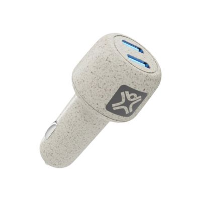 5453003787327-XtremeMac Eco - Chargeur allume cigare - bouble prise USB-C - 45 Watt-Angle gauche-0