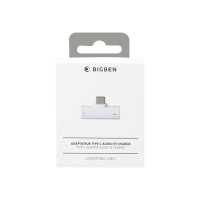 3571211419075-Bigben - Dédoubleur USB-C vers Jack 3,5 mm-Avant-3