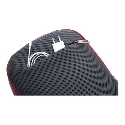 8032572188932-Nava Easy Break - Sac à dos pour ordinateur portable 15,6" avec poche RFID - gris/bordeaux/li-Gros plan-4