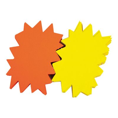 3270240159104-Apli Agipa - 10 éclatés fluo non effaçables - jaune/orange - 48 x 64 cm-Avant-0