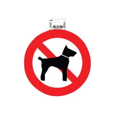 3130630670599-Exacompta - Pictogramme adhésif "interdit aux chiens" - 20 cm de diamètre-Avant-0