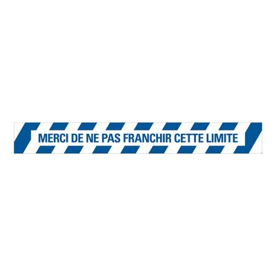 8711234037817-Pickup - Adhésif de signalisation au sol "merci de ne pas franchir cette limite" - 80 x 10 cm - b-Avant-0