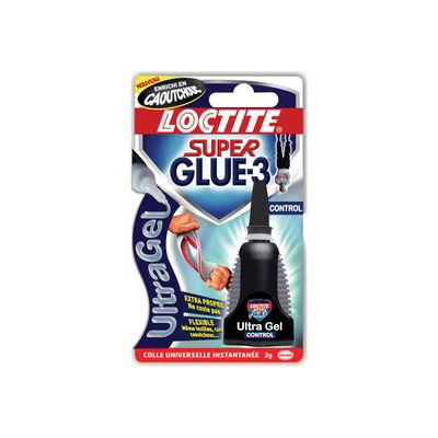 3255460236873-Loctite Super glue 3 Power Flex - Colle à prise rapide - Transparent - 3 gr-Avant-1