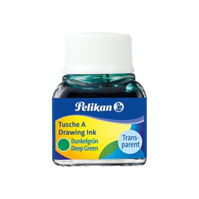 4012700201560-Pelikan Tusche A 523 - encre - vert foncé-Avant-0
