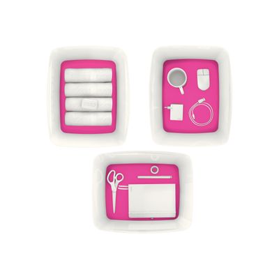 4002432116478-Leitz MyBox - Boîte de rangement format moyen - blanc/rose-Haut-2