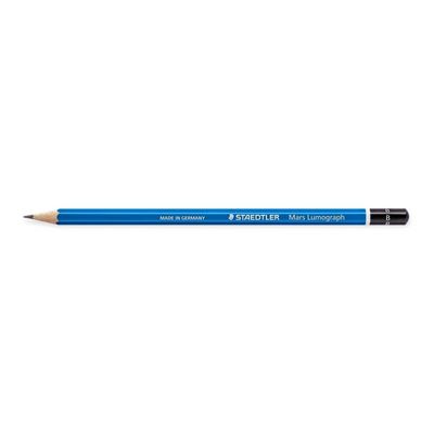 4007817104132-STAEDTLER Mars Lumograph - Crayon - B - 2 mm (pack de 12)--0