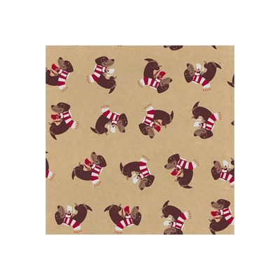 3329682238318-Clairefontaine Kraft Generosity - emballage cadeau - 35 cm x 5 m - papier kraft - 20 rouleau(x)-Avant-3