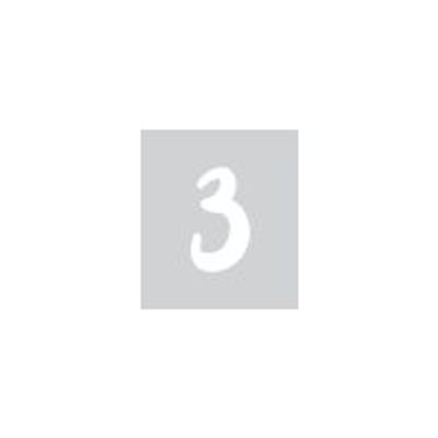 8711234003836-Pickup Déco Zoé - Étiquette autocollante 110 mm - Chiffre 3 - blanc-Avant-0