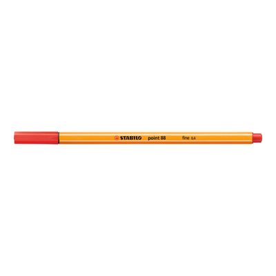 4006381493475-STABILO point 88 - feutre fin - noir, rouge, bleu, vert, bleu clair, jaune, orange, brun, violet, rose, gris, vert olive, cramoisi, bleu d'outremer, guimauve, abricot, vert feuille, sanguin, gris de Payne, vert pin, ocre, jau-Angle gauche-3