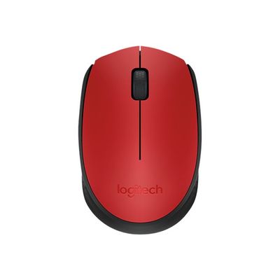 5099206062870-Logitech M171 - souris - 2.4 GHz - noir, rouge-Avant-0