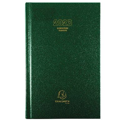 3660942007764-Agenda Couronne Travers - 1 jour par page - 11 x 17 cm - disponible dans différentes couleurs - Exacom--2