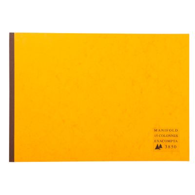 3130630038504-Exacompta - Manifold Carnet 15 colonnes - 50 dupli - 29,7 x 42 cm--1