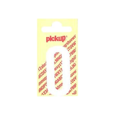 8711234242143-Pickup - Étiquette autocollante - 150 mm - Lettre O - blanc mat-Avant-0