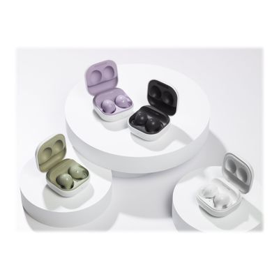 8806092507296-Samsung Galaxy Buds2 - Kit main libre - écouteurs sans fil bluetooth - intra-auriculaire - supp-Angle gauche-10