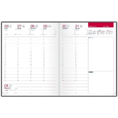 3147280220050-Agenda Oxford Senso - 1 semaine sur 2 pages - 21 x 27 cm - bleu canard - Hamelin-P_400009426_2-1