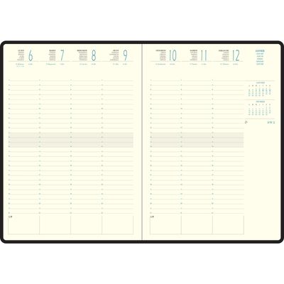 3660942069502-Agenda Tailor Eurotime 29 - 1 semaine sur 2 pages - 21 x 29,7 cm - disponible dans différentes couleur--4