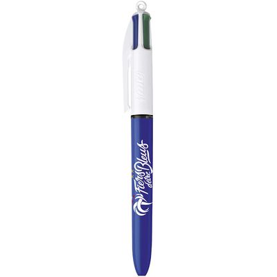3086123629530-BIC 4 Couleurs - Stylo à bille 4 couleurs - 1 mm - Fiers d'être bleus--0