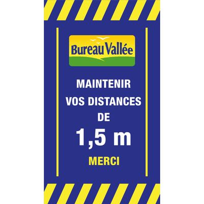0404000020011-Novus Dahle - Tapis de distanciation sociale - garder distances - 85 x 150 cm - gris --0