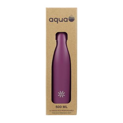 3135250122527-Aqua Intemporelle - Gourde Bouteille isotherme 500 ml - double paroi - disponible dans différentes cou--4
