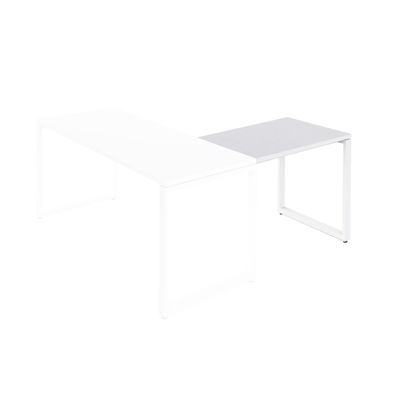 3700339878055-Retour bureau MT1 Elégance - L80 x P67 x H75 cm - pieds blancs - plateau imitation hêtre--1