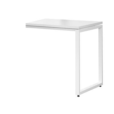 3700339874125-Retour bureau MT1 Elégance - L80 x P67 x H75 cm - pieds blancs - plateau blanc--0