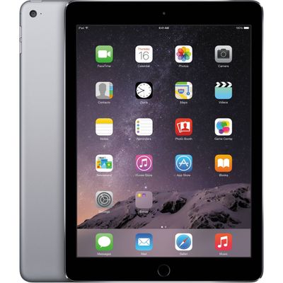 0404000047049-Apple iPad Air 2 - tablette 9,7" reconditionnée grade B - 16 Go - gris sidéral - coque noir--0