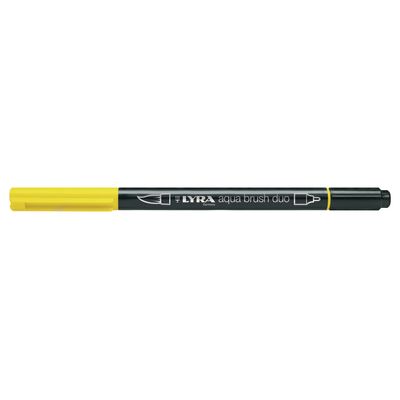 0000006016135-Lyra Aqua Brush Duo - Feutre pinceau double pointe - jaune cadium--0