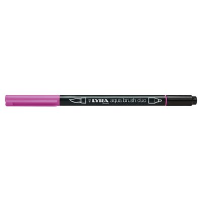 4084900609828-Lyra Aqua Brush Duo - Feutre pinceau double pointe - pourpre--0