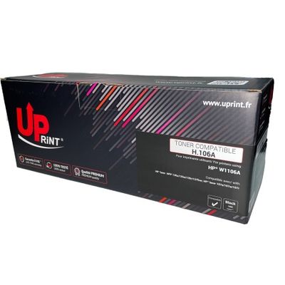 3584770911027-Cartouche laser compatible HP 106A - noir - Uprint--0
