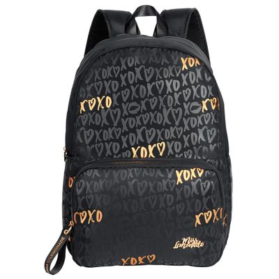 5600446638277-Sac à dos MISS LEMONADE 2 compartiments - XOXO noir - Kid'Abord--0