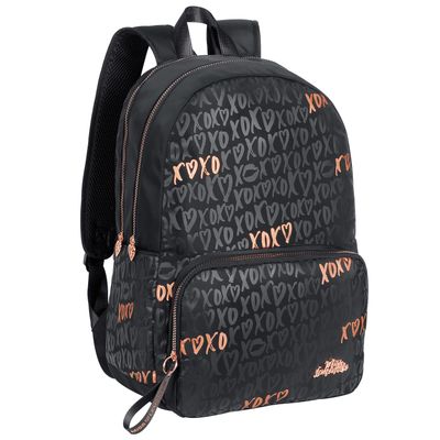 5600446638277-Sac à dos MISS LEMONADE 2 compartiments - XOXO noir - Kid'Abord--1