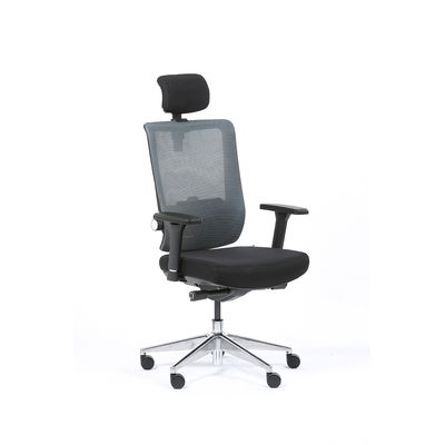 3701338801068-Fauteuil de bureau ergonomique SYNEC - accoudoirs réglables - appuie-tête réglable - noir--1