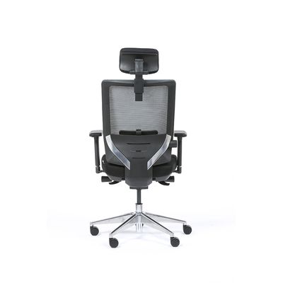 3701338801068-Fauteuil de bureau ergonomique SYNEC - accoudoirs réglables - appuie-tête réglable - noir--5