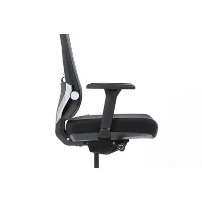 3701338801068-Fauteuil de bureau ergonomique SYNEC - accoudoirs réglables - appuie-tête réglable - noir--10