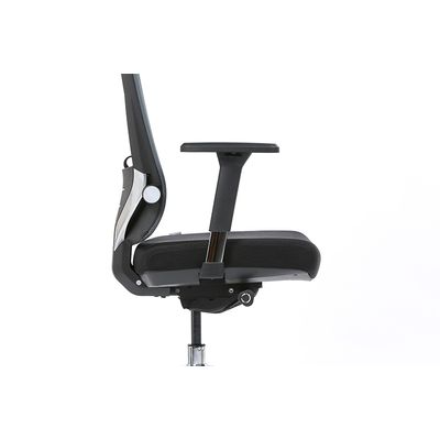 3701338801068-Fauteuil de bureau ergonomique SYNEC - accoudoirs réglables - appuie-tête réglable - noir--11
