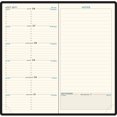3660942074292-Agenda de poche Gwenaëlle Trolez Espace 17 - 1 semaine sur 2 pages - 9 x 17,5 cm - disponible dans différentes cou--4