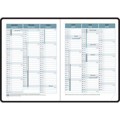 3660942074261-Agenda Orion EasyTime 21 - 1 semaine sur 1 page + 1 page pour les notes - 15 x 21 cm - disponible dans différentes cou--6
