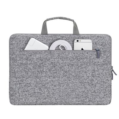 4260403578483-RIVACASE Anvik - Housse avec poignée pour ordinateur portable 15,6" - gris clair--2