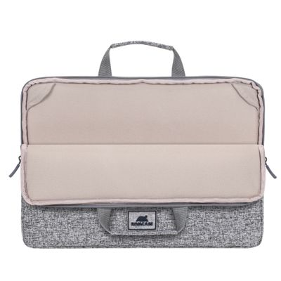 4260403578483-RIVACASE Anvik - Housse avec poignée pour ordinateur portable 15,6" - gris clair--3