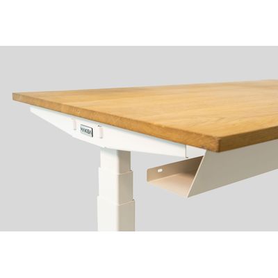 3760350281029-Goulotte 115cm pour Bureau électrique UGO - blanc--2