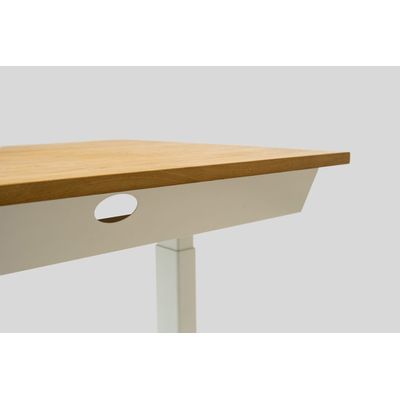 3760350281029-Goulotte 115cm pour Bureau électrique UGO - blanc--3