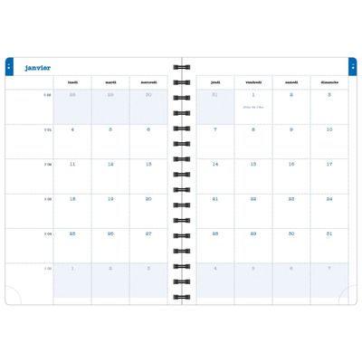 3660942176040-Agenda Lady Color Design - 1 semaine sur 2 pages - 15 x 21 cm - 12 mois - disponible dans différentes cou--4