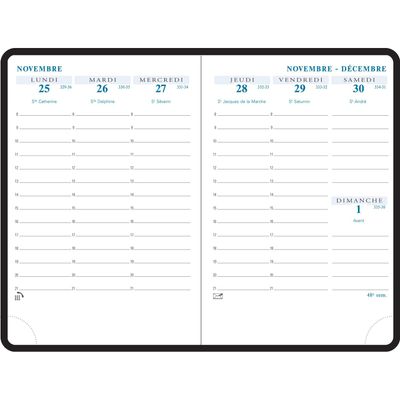 3660942076241-Recharge pour Agenda SAS Agora - 1 semaine sur 2 pages - 10,5 x 15,5 cm - Exacompta--0