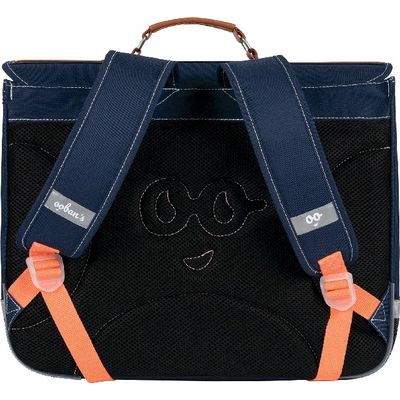 3662498003474-Cartable Ooban's Unicorn - 35 cm - 2 compartiments - bleu marine - Oberthur--3
