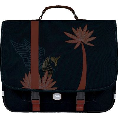 3662498003498-Cartable Ooban's Unicorn - 38 cm - 2 compartiments - bleu marine - Oberthur--5