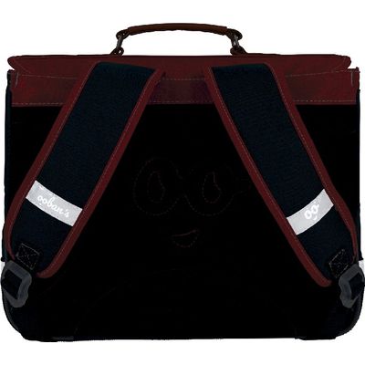 3662498003627-Cartable Ooban's Aviation - 35 cm - 2 compartiments - rouge et bleu marine - Oberthur--7